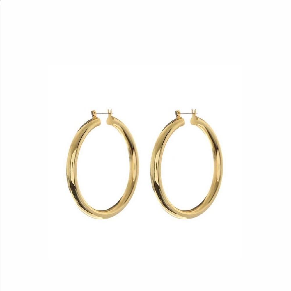 Earrings Gold plated Hoops